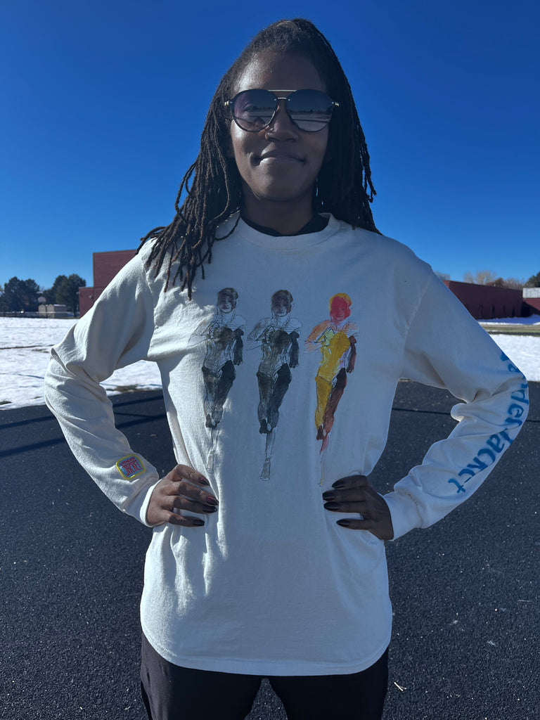 SOUL RUNNER Long Sleeve T-Shirt Sizes XS-XL - Vander Jacket | Handmade Eco-Friendly Garments Designed For Runners