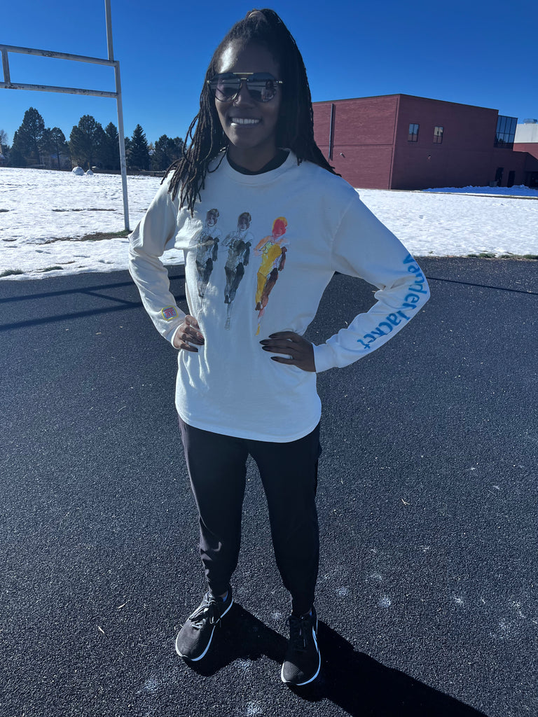 SOUL RUNNER Long Sleeve T-Shirt Sizes XS-XL - Vander Jacket | Handmade Eco-Friendly Garments Designed For Runners