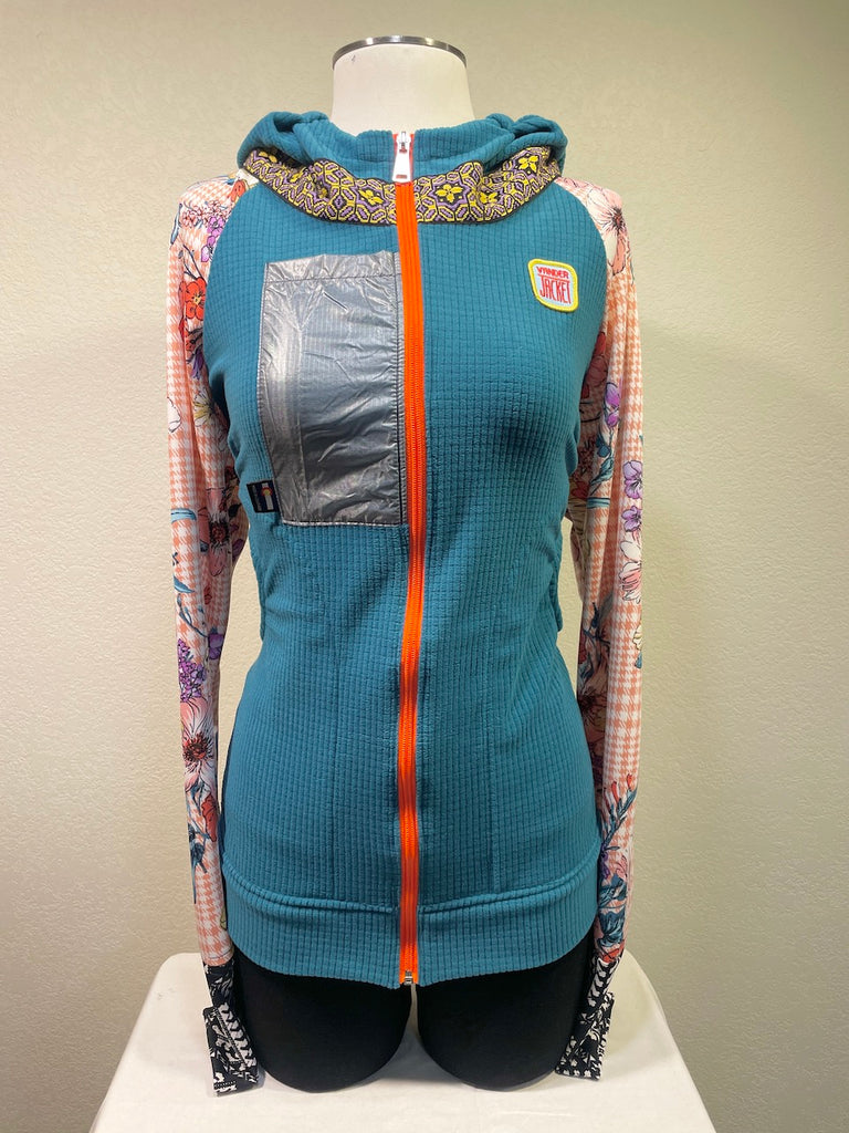 Hollyhock, Size XL ReMelly'd! - Vander Jacket | Handmade Eco-Friendly Garments Designed For Runners