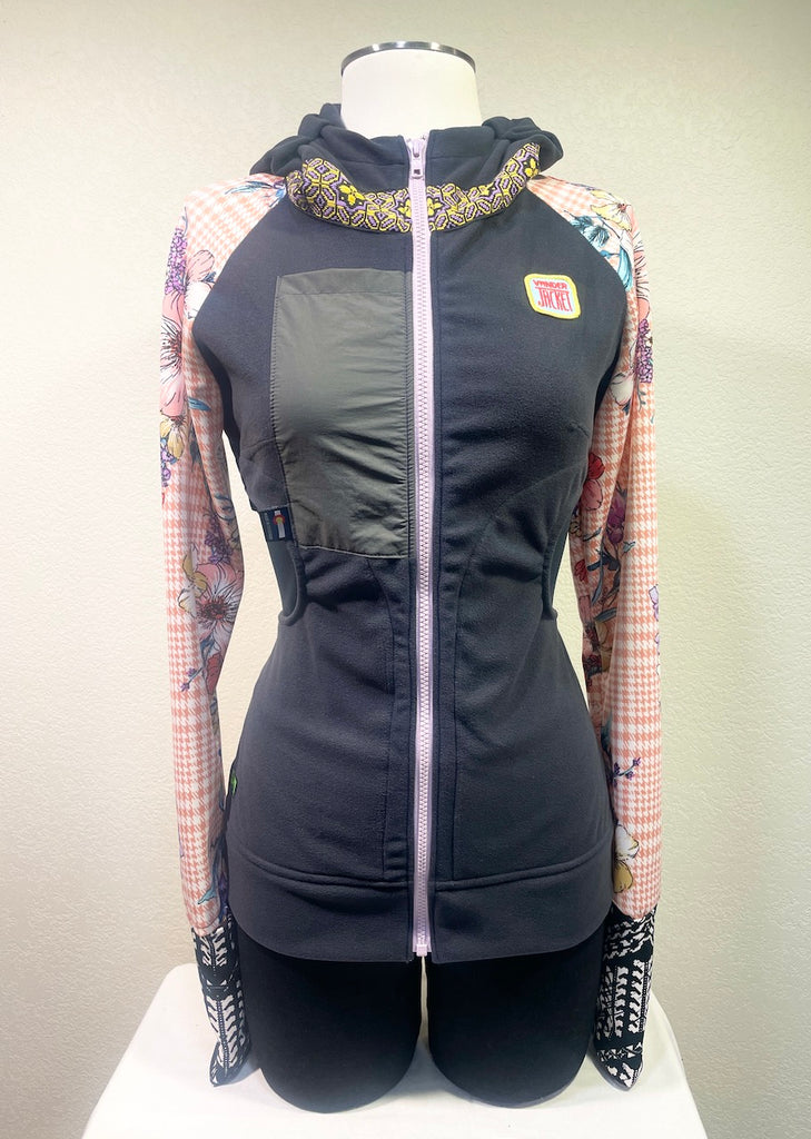 Black Willow, Size XS ReMelly'd! - Vander Jacket | Handmade Eco-Friendly Garments Designed For Runners