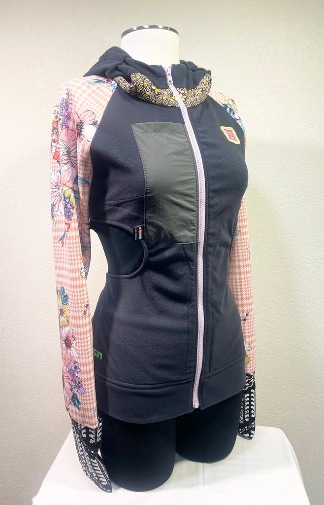 Black Willow, Size XS ReMelly'd! - Vander Jacket | Handmade Eco-Friendly Garments Designed For Runners