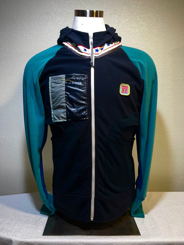 Glacier Size XL ReMelly'd! - Vander Jacket | Handmade Eco-Friendly Garments Designed For Runners