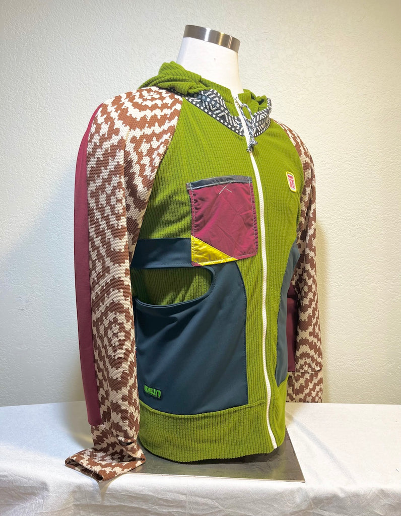 Valley Size XL ReMelly'd! - Vander Jacket | Handmade Eco-Friendly Garments Designed For Runners