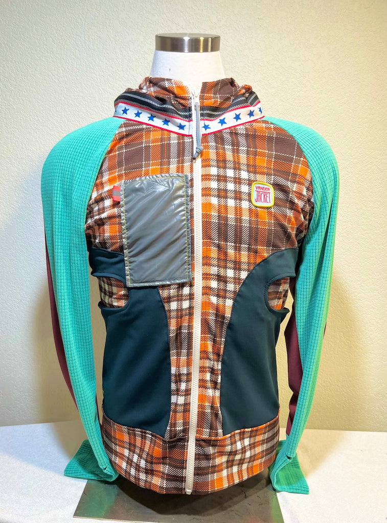 Volcano Size XL ReMelly'd! - Vander Jacket | Handmade Eco-Friendly Garments Designed For Runners