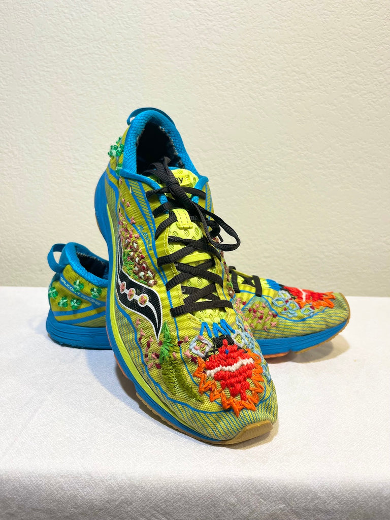 SHOE Lucky Legs, Altras Men's Size 12 - Vander Jacket | Handmade Eco-Friendly Garments Designed For Runners