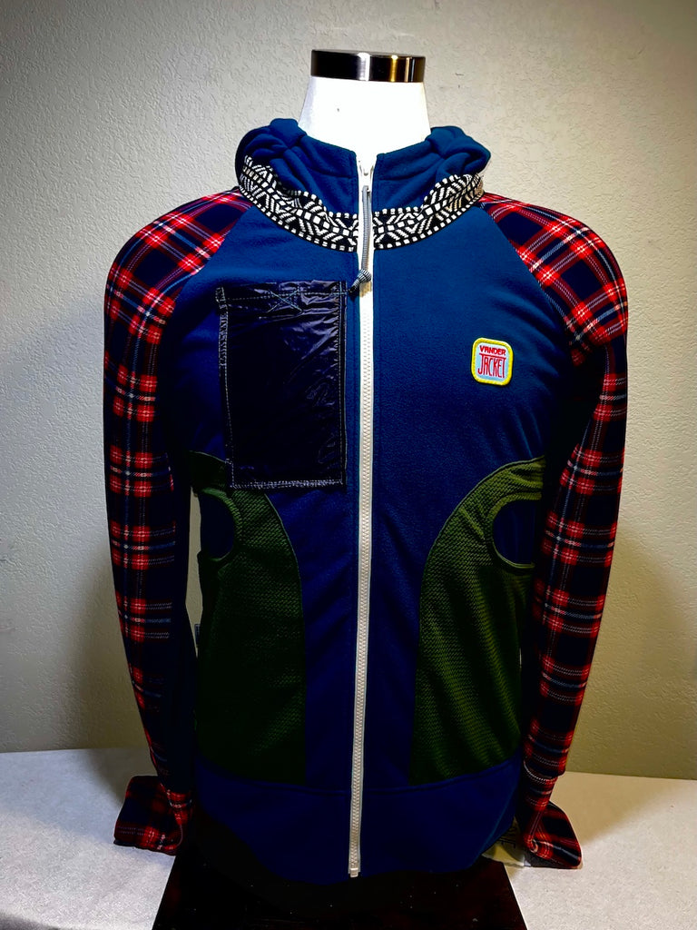 Sky High Size M ReMelly'd! - Vander Jacket | Handmade Eco-Friendly Garments Designed For Runners