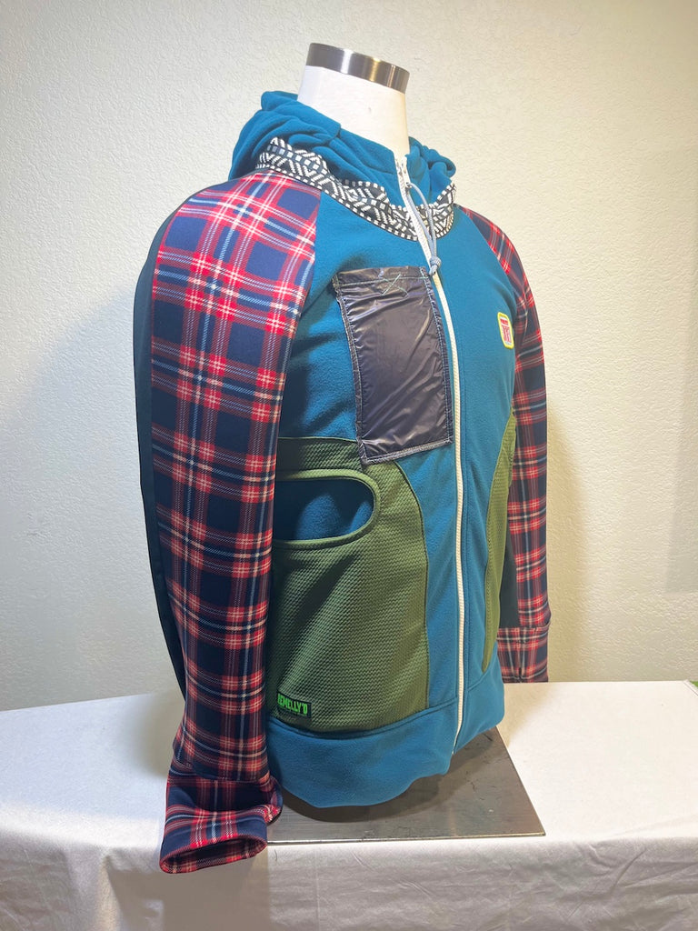 Sky High Size M ReMelly'd! - Vander Jacket | Handmade Eco-Friendly Garments Designed For Runners