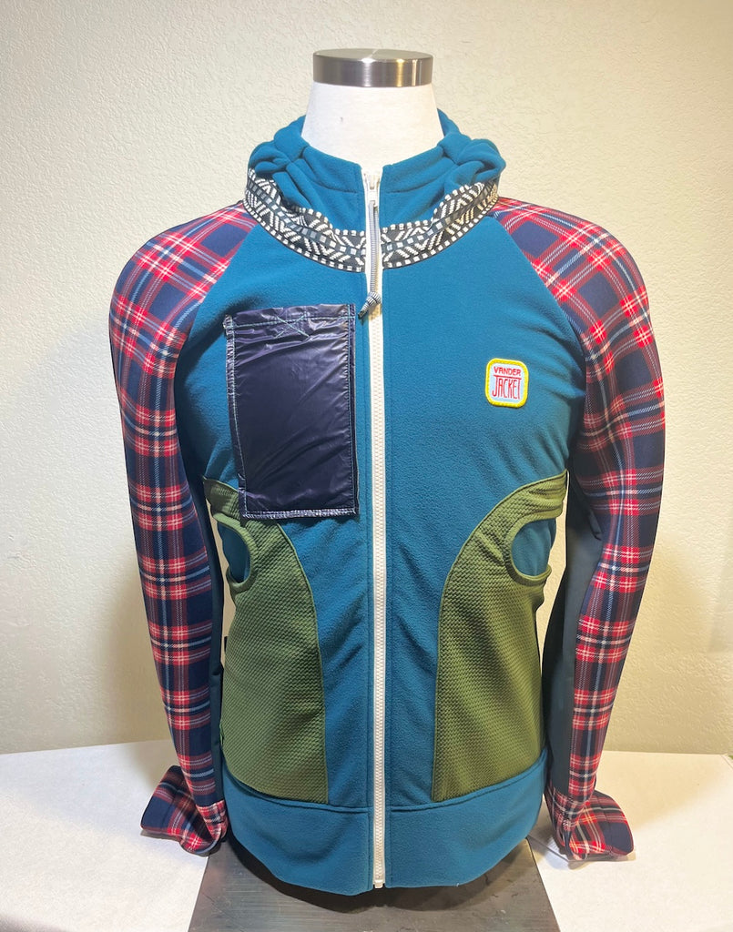 Sky High Size M ReMelly'd! - Vander Jacket | Handmade Eco-Friendly Garments Designed For Runners