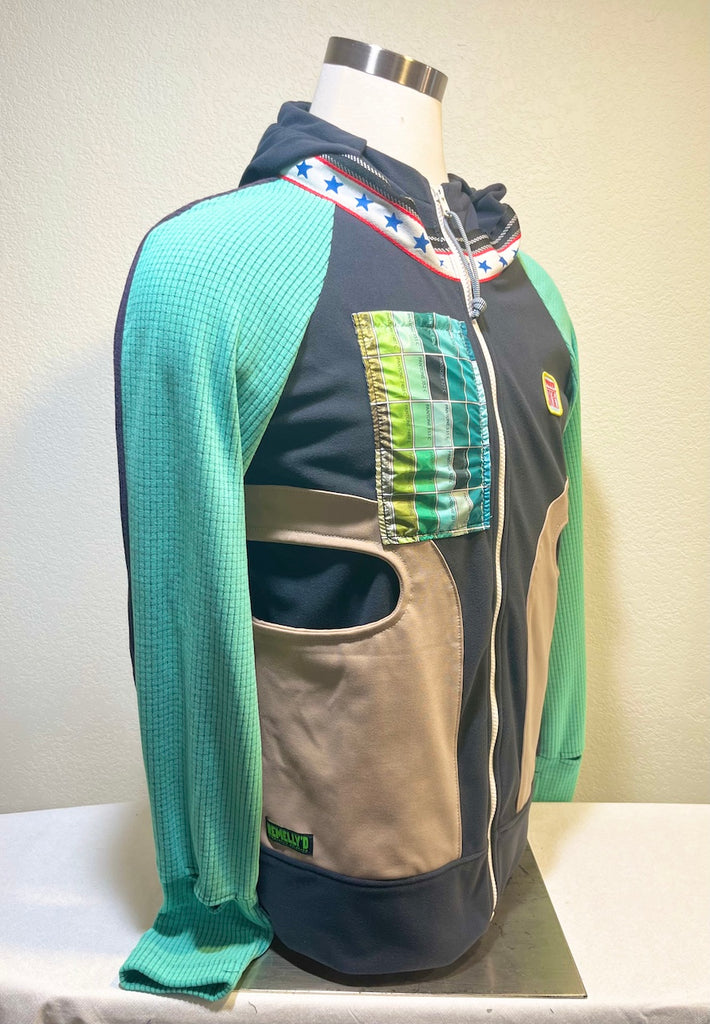 Fuel Up Size M ReMelly'd! - Vander Jacket | Handmade Eco-Friendly Garments Designed For Runners