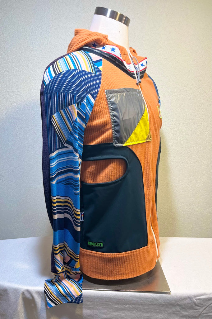 Boston Boss Size M ReMelly'd! - Vander Jacket | Handmade Eco-Friendly Garments Designed For Runners