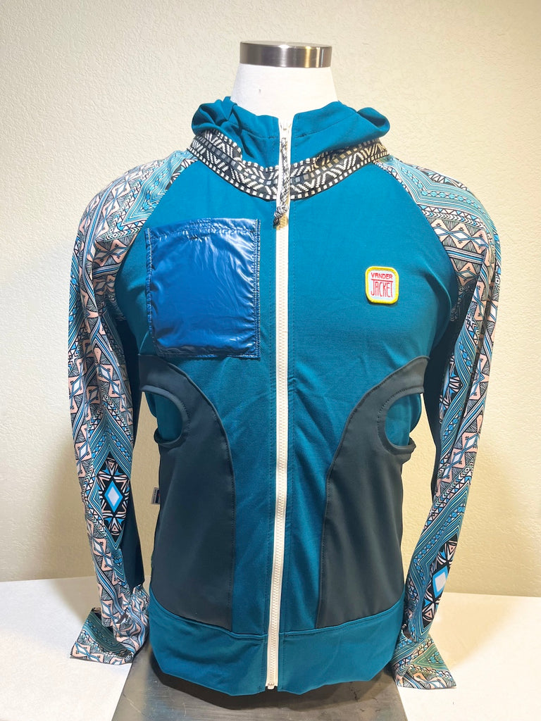 Azul Size M ReMelly'd! - Vander Jacket | Handmade Eco-Friendly Garments Designed For Runners