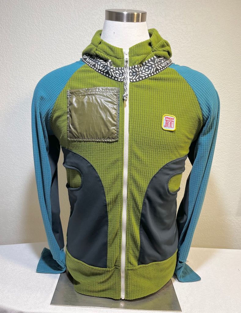 Singletrack Size XL ReMelly'd! - Vander Jacket | Handmade Eco-Friendly Garments Designed For Runners