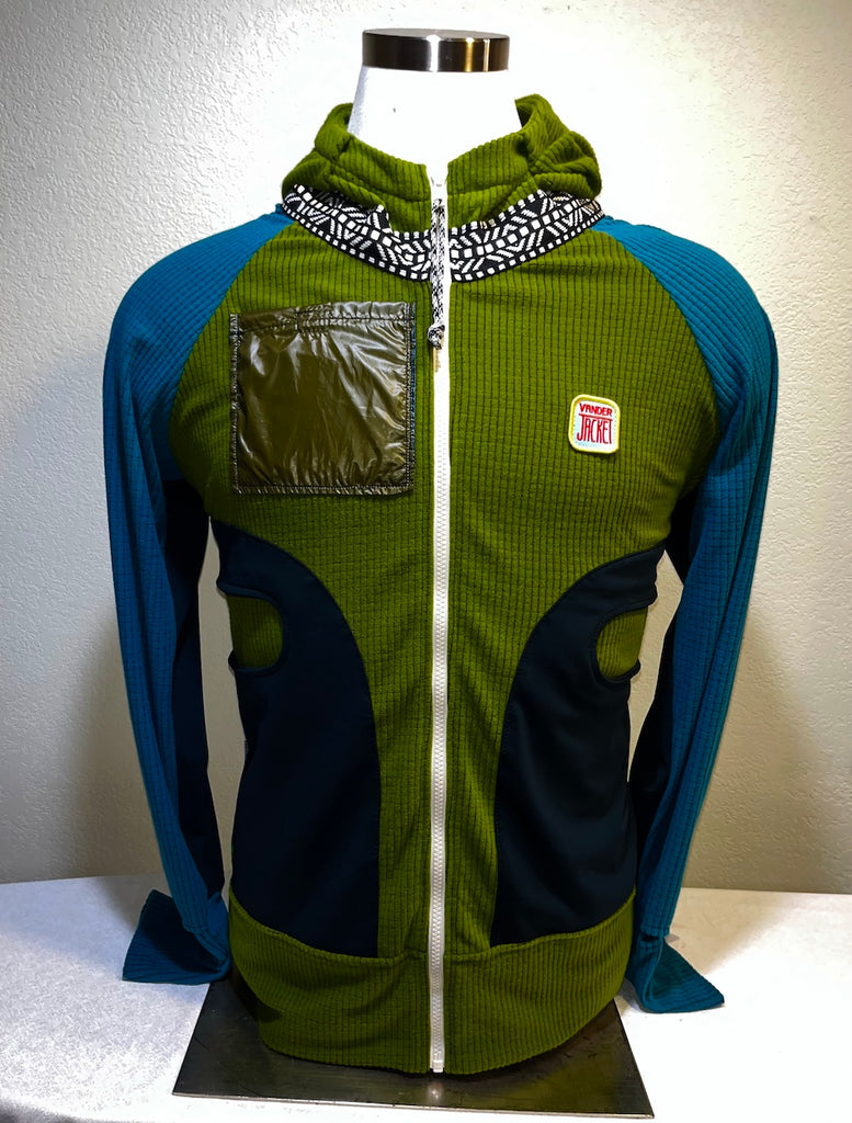 Singletrack Size XL ReMelly'd! - Vander Jacket | Handmade Eco-Friendly Garments Designed For Runners