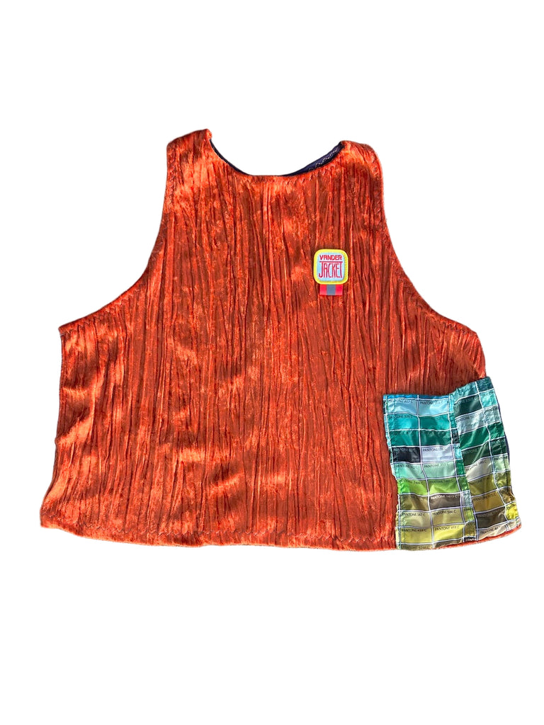 Race Day TANK Size L - Vander Jacket | Handmade Eco-Friendly Garments Designed For Runners