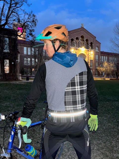 VEST Mahonia Size S - Vander Jacket | Handmade Eco-Friendly Garments Designed For Runners